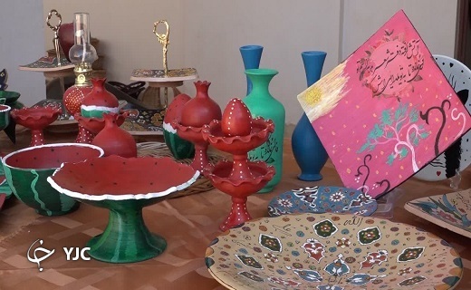 برپایی نمایشگاه یلدایی در بافق+تصویر برپایی نمایشگاه یلدایی در بافق+تصویر