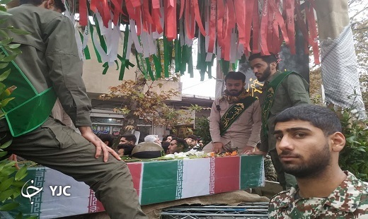 استقبال از پیکر مطهر ۲ شهید گمنام در بندرترکمن و کلاله