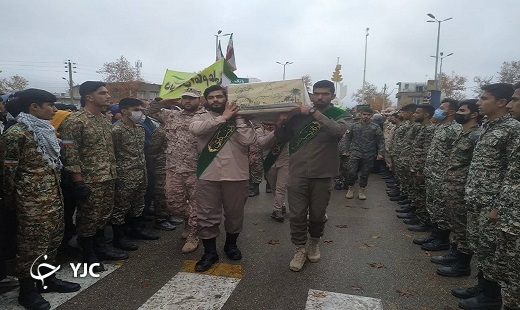 استقبال از پیکر مطهر ۲ شهید گمنام در بندرترکمن و کلاله