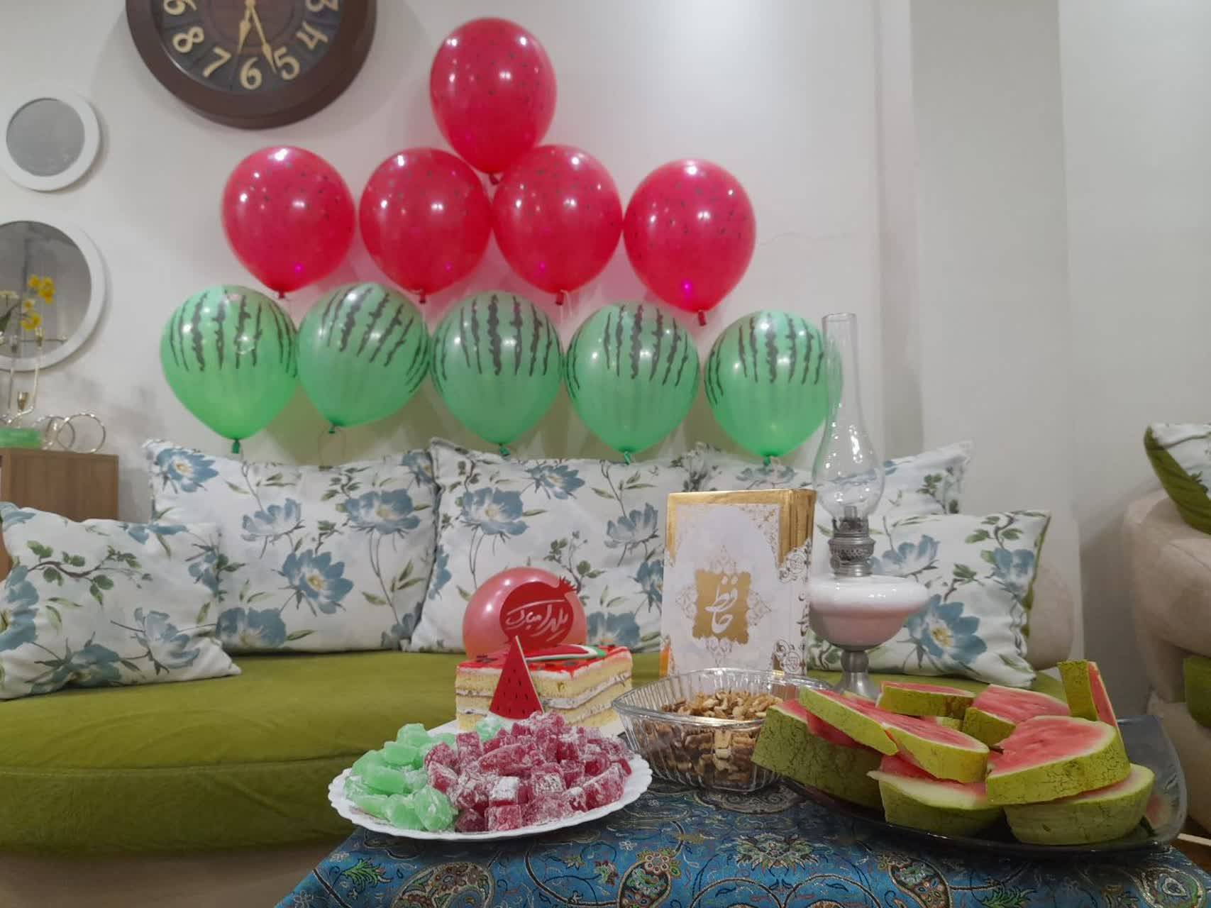 مراسم شب یلدا شهروندان با به اشتراک گذاری تصاویر یلدایی ما را مهمان خانه هایشان کردند