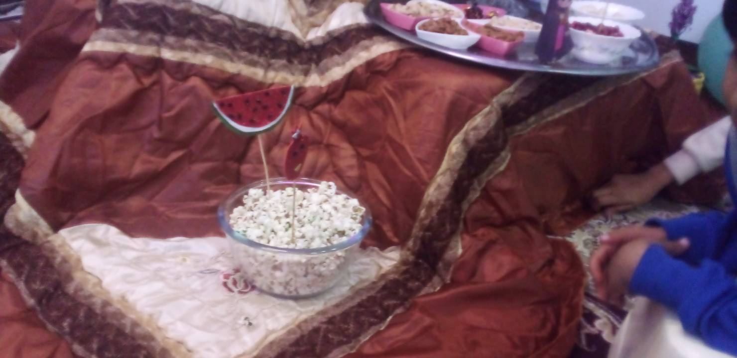 شب یلدا در روستای جغدان شهروندان با به اشتراک گذاری تصاویر یلدایی ما را مهمان خانه هایشان کردند