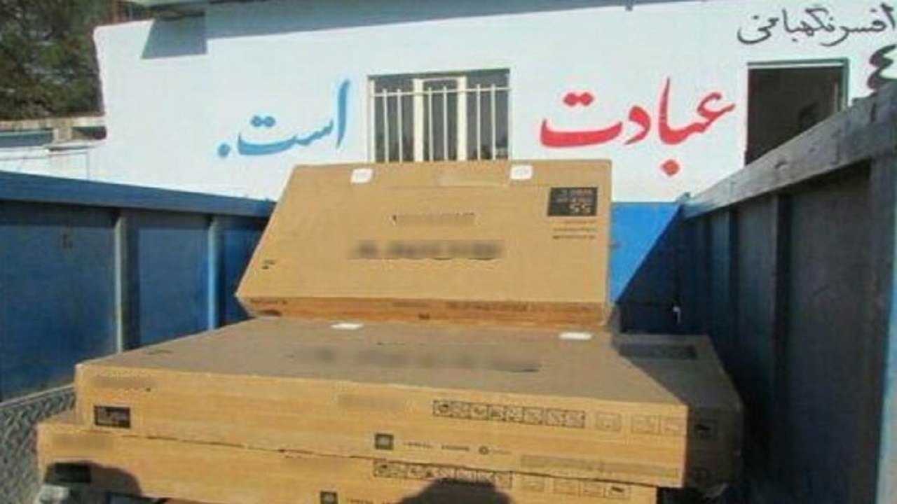 کشف ۱۸۷ تلویزیون هوشمند قاچاق در بندر چابهار