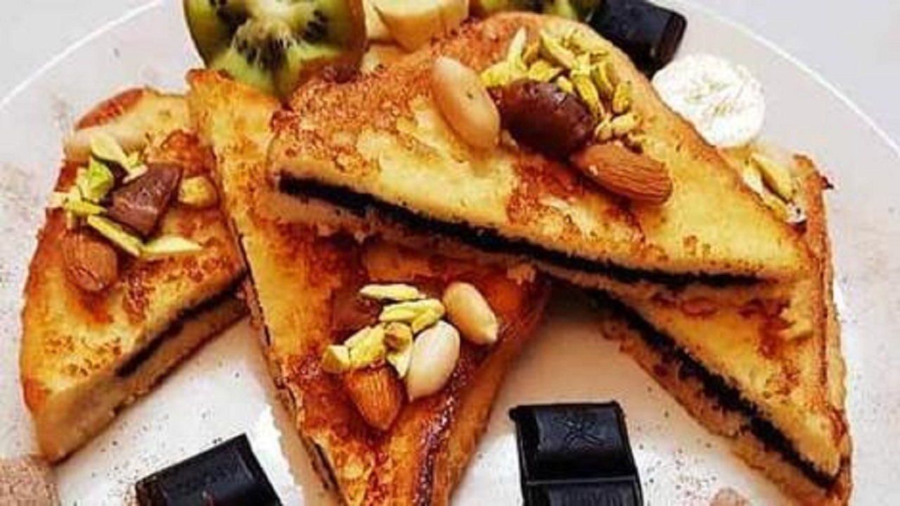 آموزش تهیه فرنچ تست شکلاتی