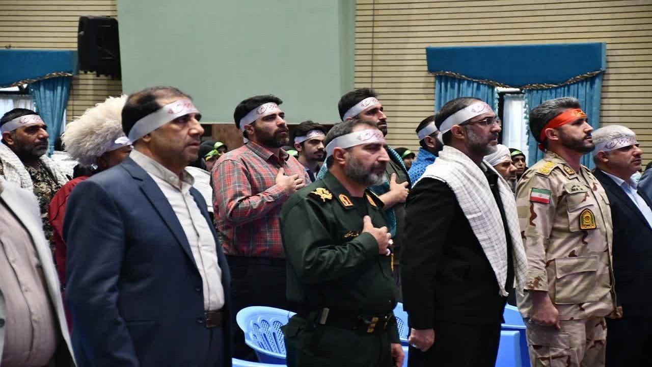 برگزاری همایش اقتدار بسیجیان در گرگان