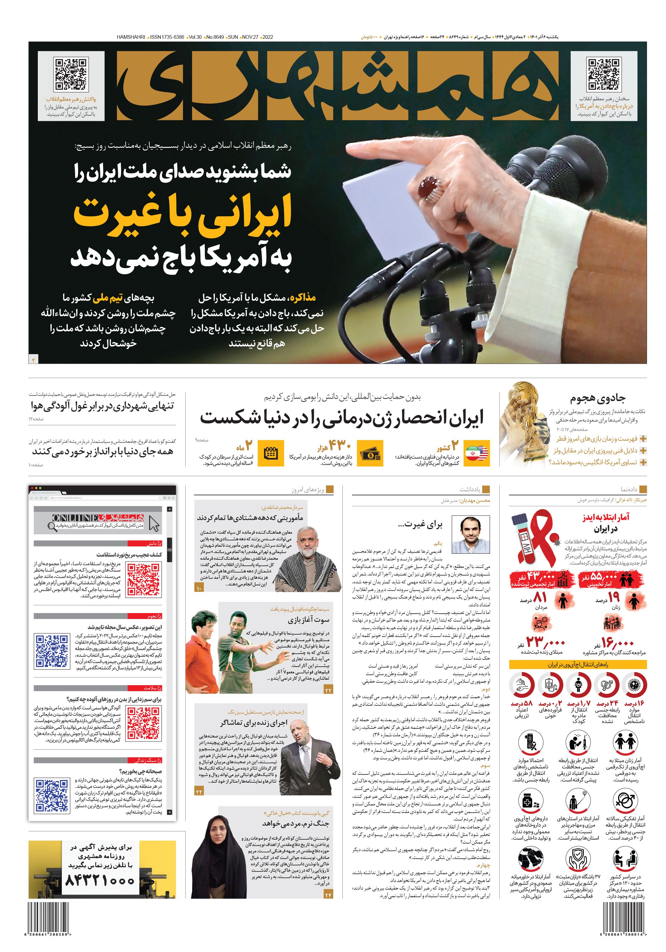 روزنامه همشهری