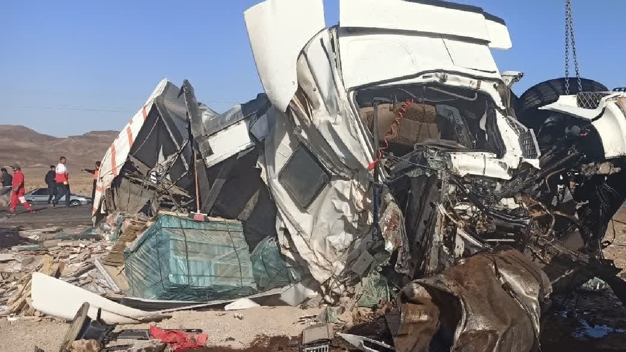 دو فوتی در حادثه رانندگی محور فردوس-سرایان