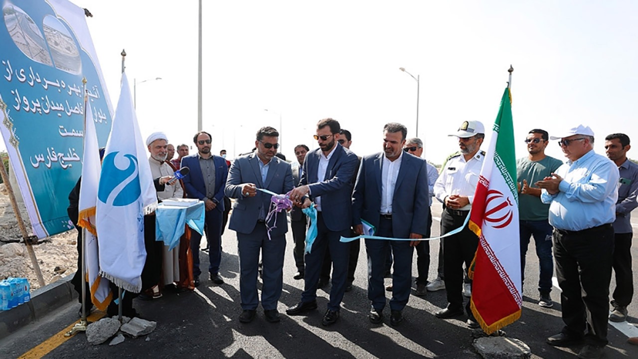 بهره برداری از بلوار جدید در جزیره کیش