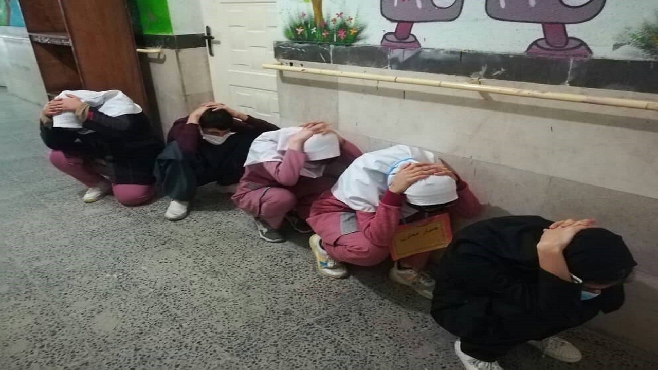 برگزاری مانور زلزله و ایمنی در مدارس با نیاز‌های ویژه کردستان