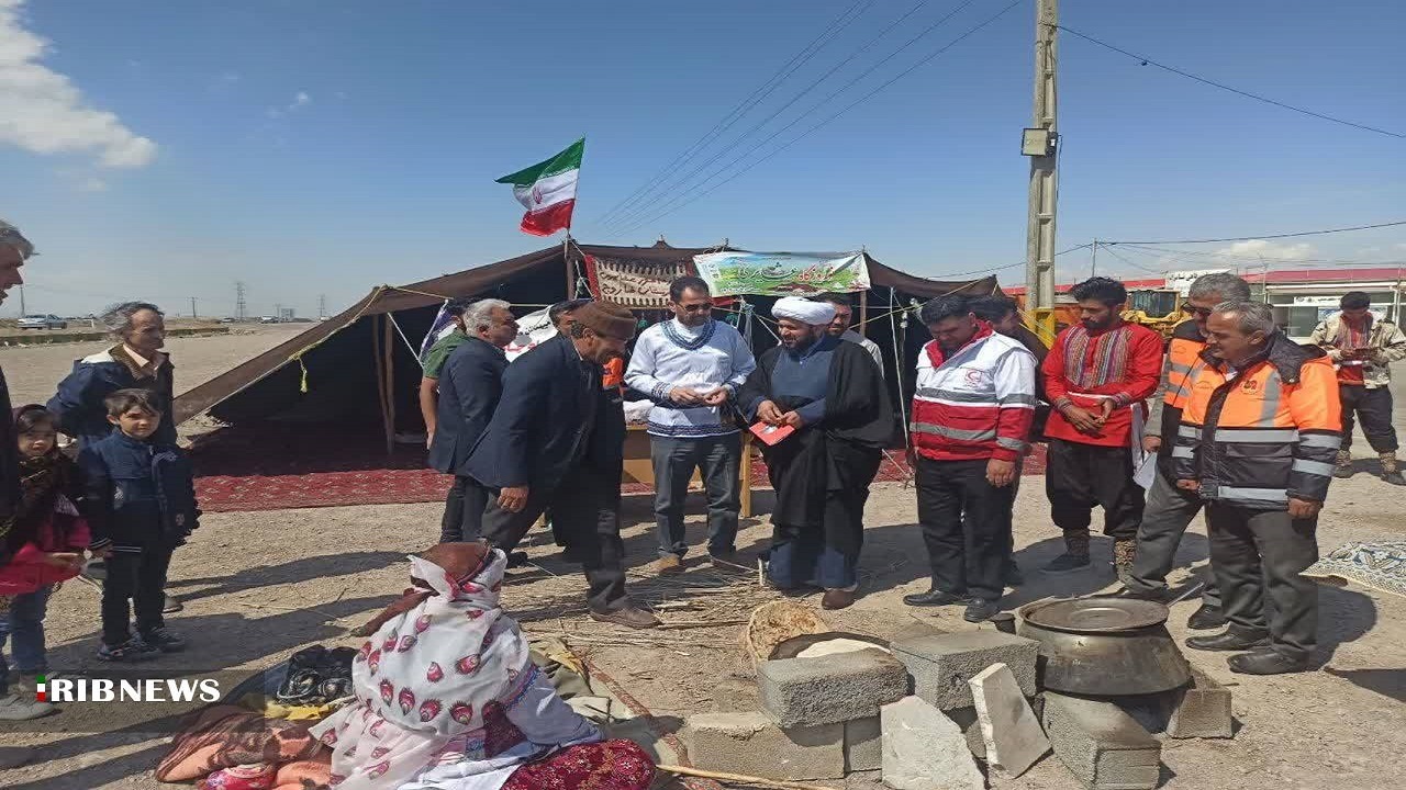 برپایی نوروزگاه و سیاه چادر عشایری فاروج