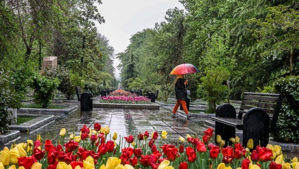 هوای بارانی نخستین روز فصل بهار در استان گیلان