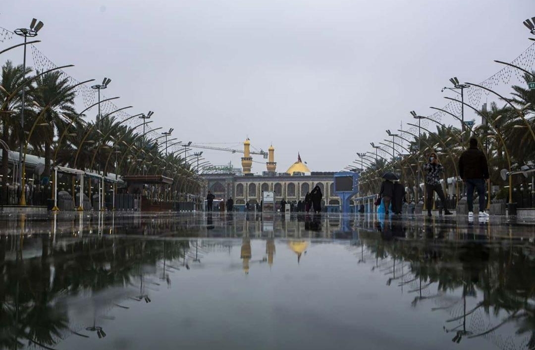 بارش رحمت الهی در بین الحرمین + فیلم