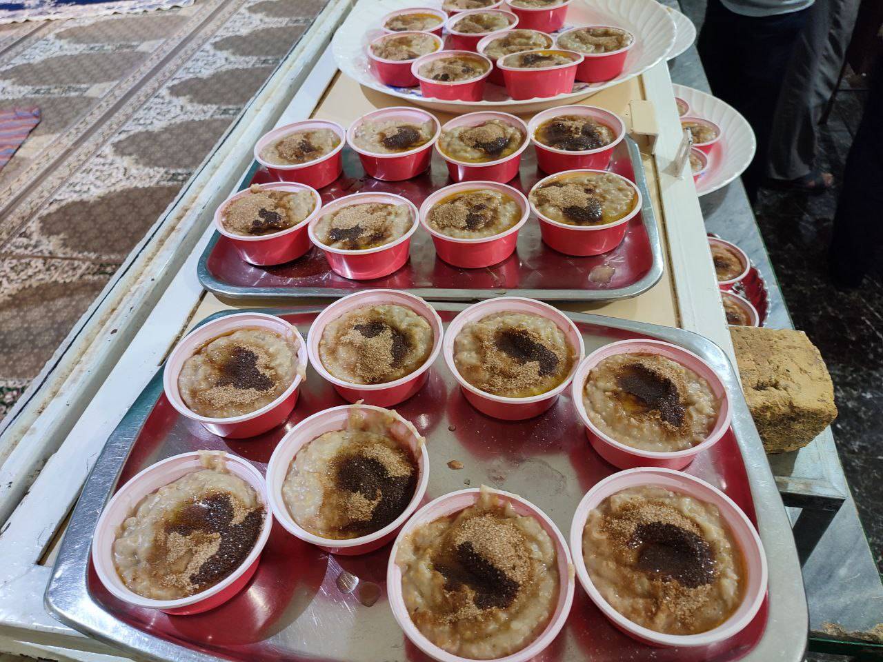 بخت غذای نذری در روستای تکه + فیلم و تصاویر