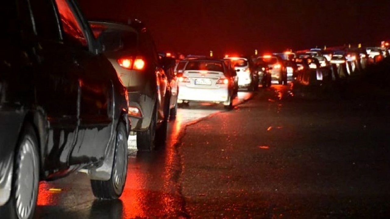 ترافیک شبانه پر حجم در جاده‌های استان سمنان