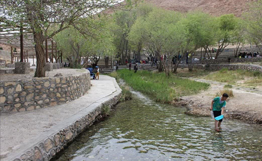 سرچشمه نهر مسیح هرات پذیرای مسافران نوروزی