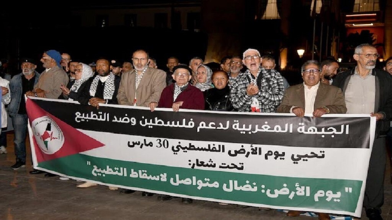 به آتش کشیدن پرچم رژیم صهیونیستی در مغرب