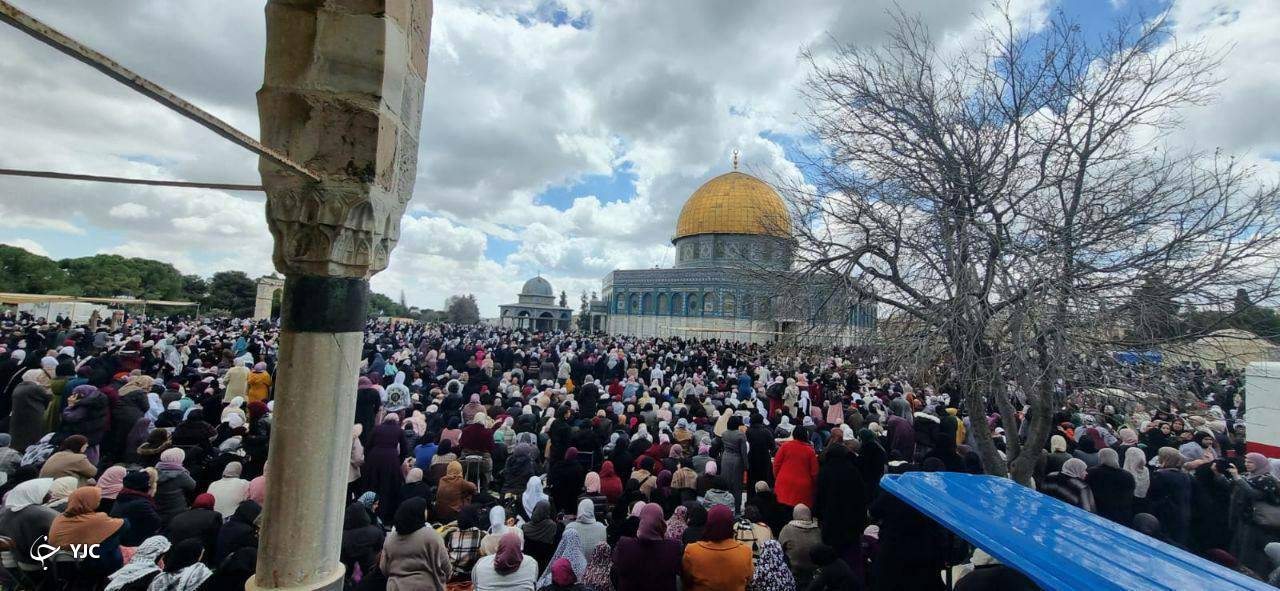 دومین نماز جمعه مسجد الاقصی درماه رمضان