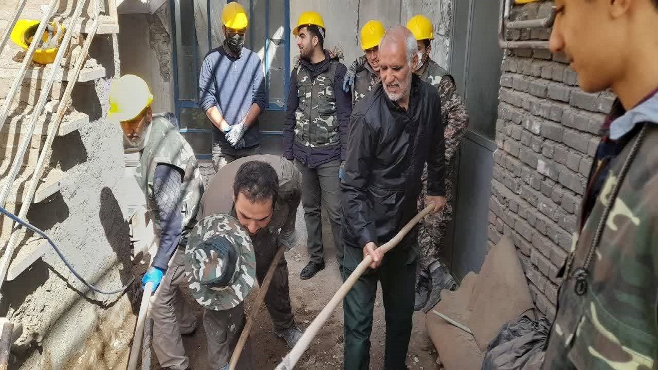 دستان پرمهر جهادگران در روستای زاویه حسن خان + تصاویر