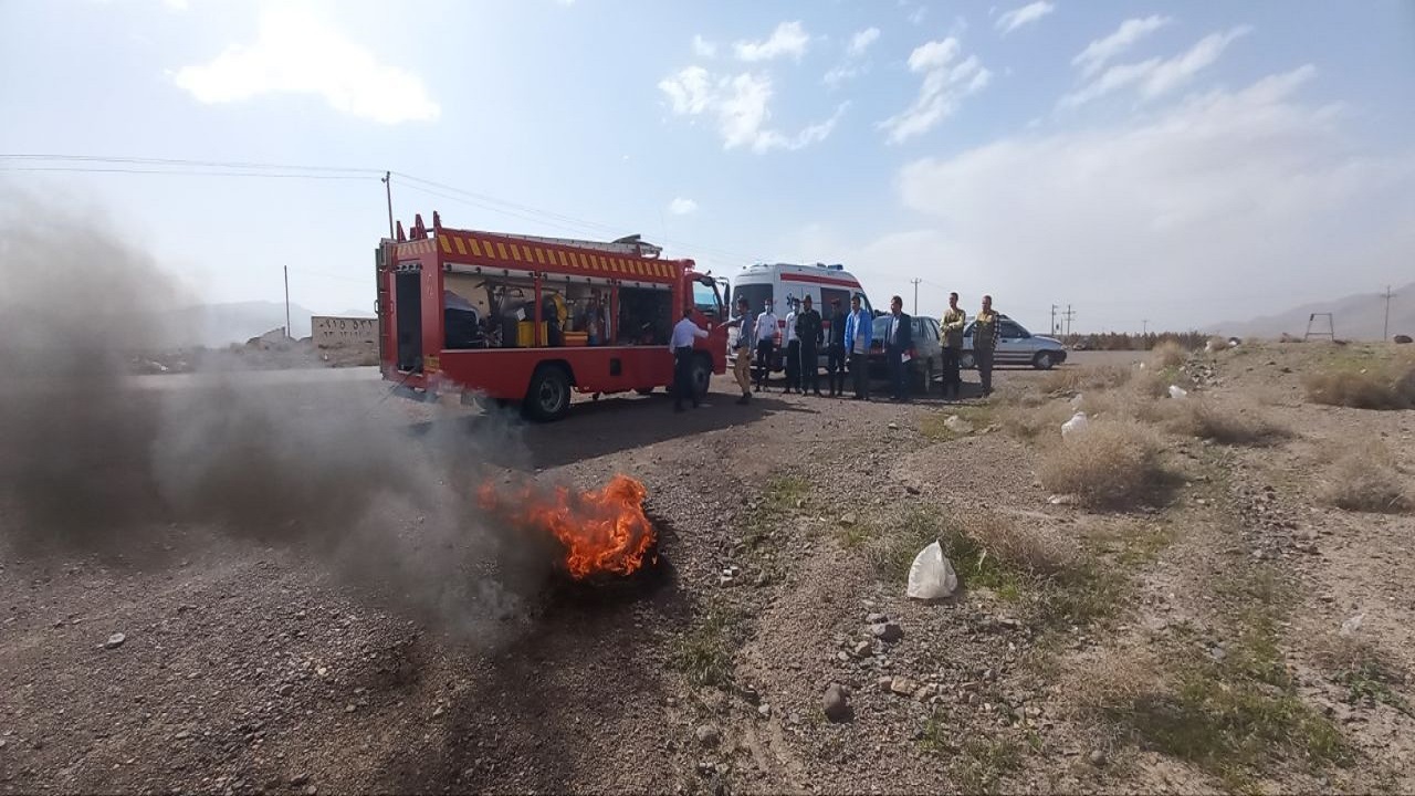 برگزاری مانور لحظه صفر در باخرز