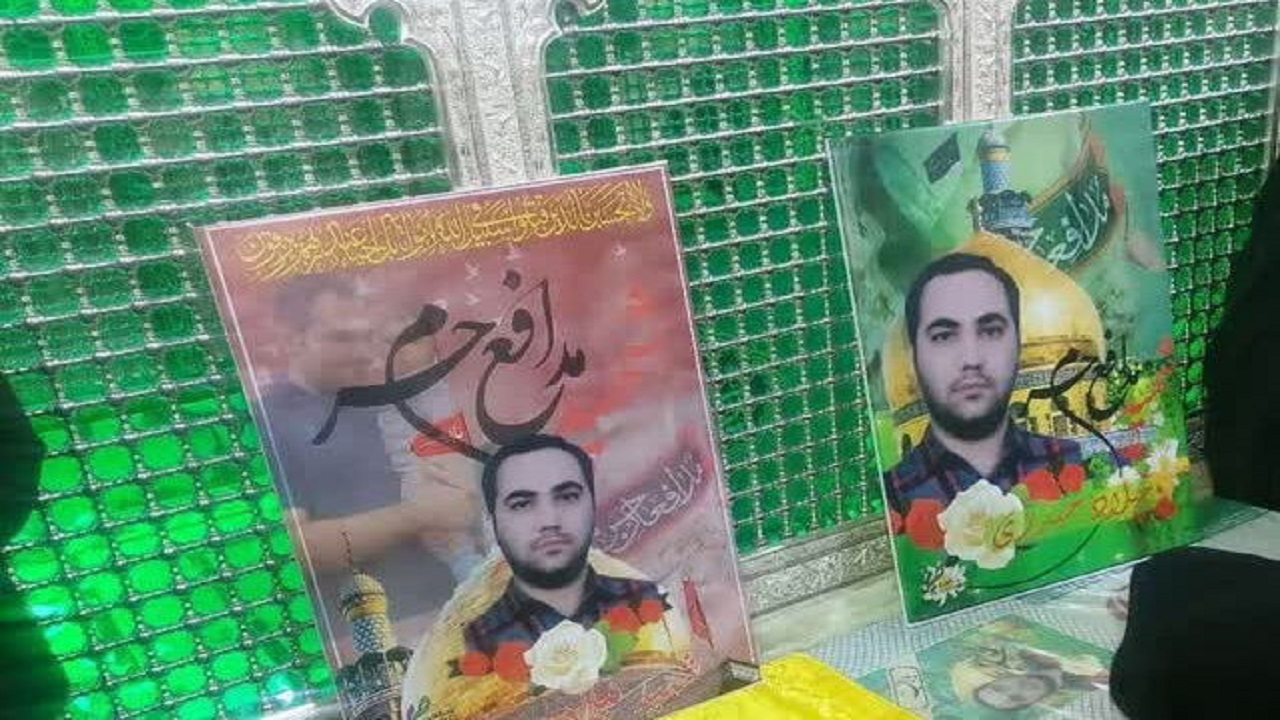 تشییع پیکر پاک شهید مدافع حرم میلاد حیدری در قرچک
