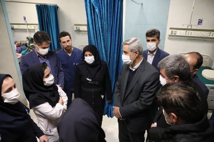 تاکید استاندار همدان بر خدمات رسانی با کیفیت در بیمارستان‌ها
