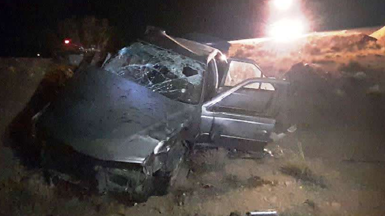 ۲ مصدوم و یک فوتی در حادثه انحراف خودرو پژو پارس