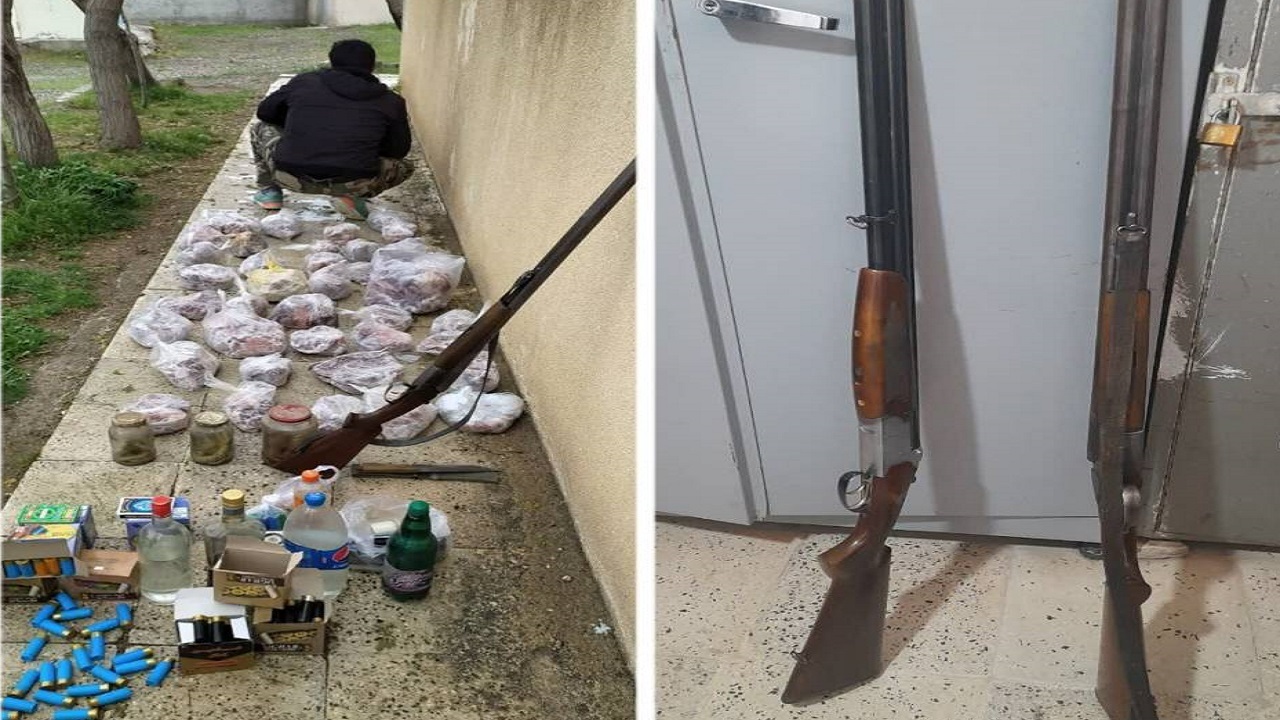 انهدام باند شکار و فروش گوشت گراز در شهرستان کوثر