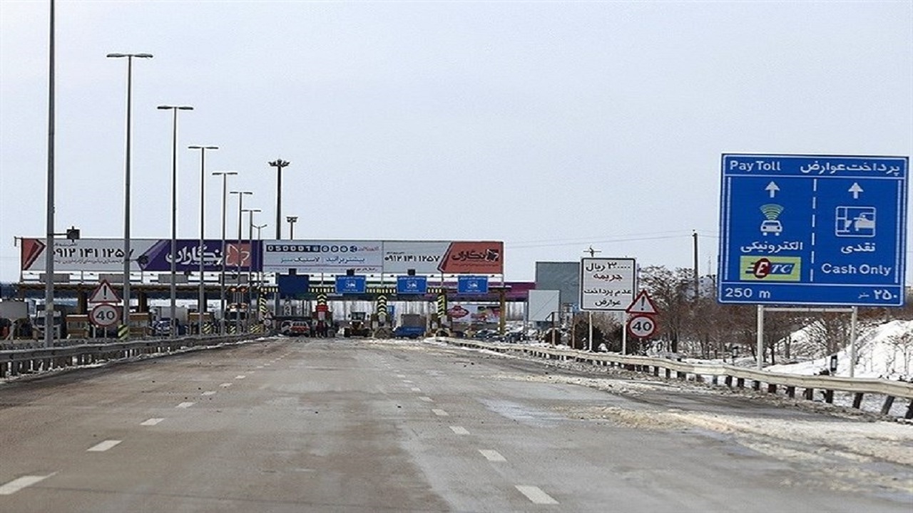 یخ سیاه بلای جان رانندگان در آزادراه زنجان- تبریز