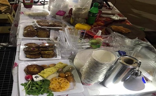 برگزاری جشنواره خوراک از افطار تا سحر در رشت + تصاویر