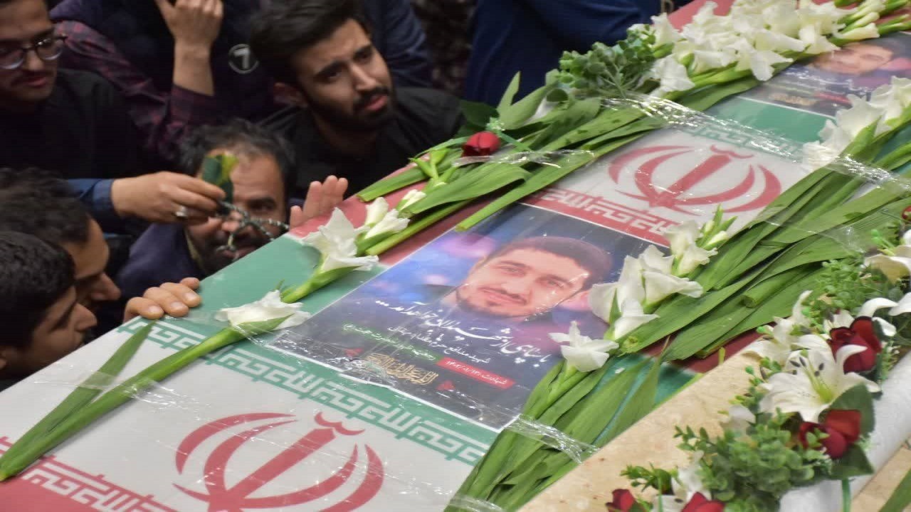 آیین وداع با پیکر مطهر شهید مقداد مهقانی در گرگان برگزار شد + تصاویر