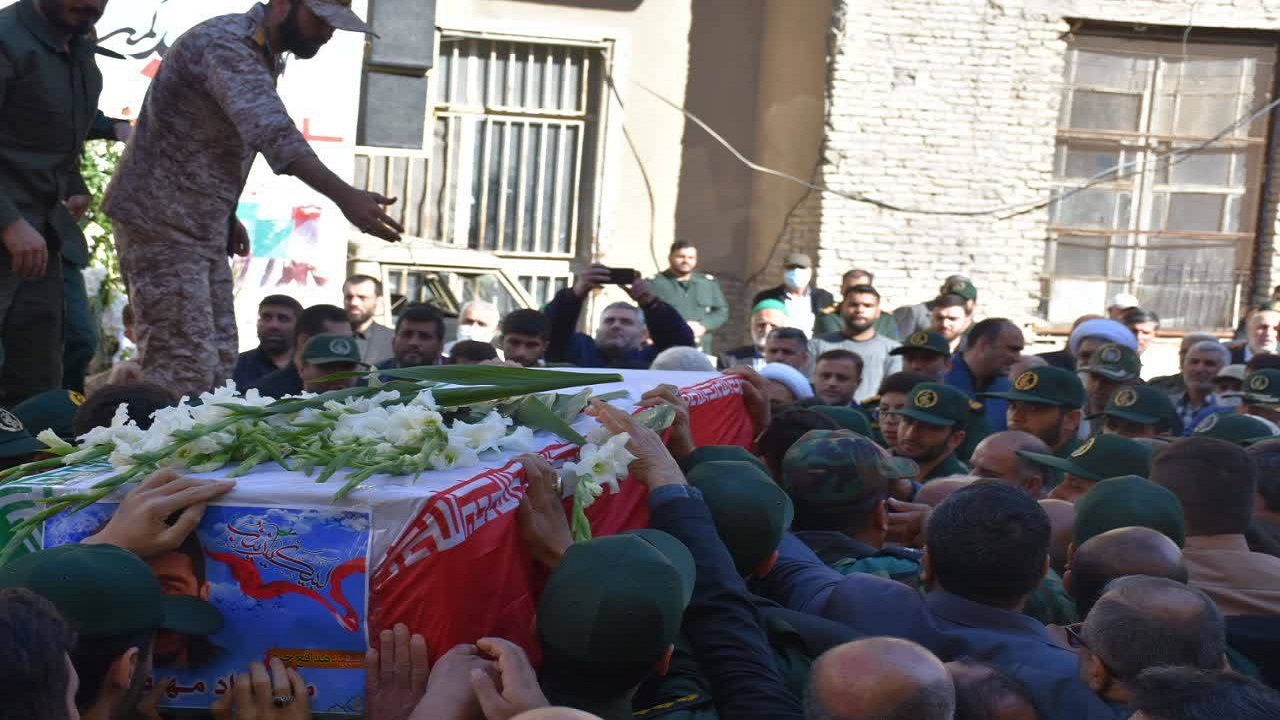 پیکر شهید مقداد مهقانی در گرگان تشییع شد + فیلم