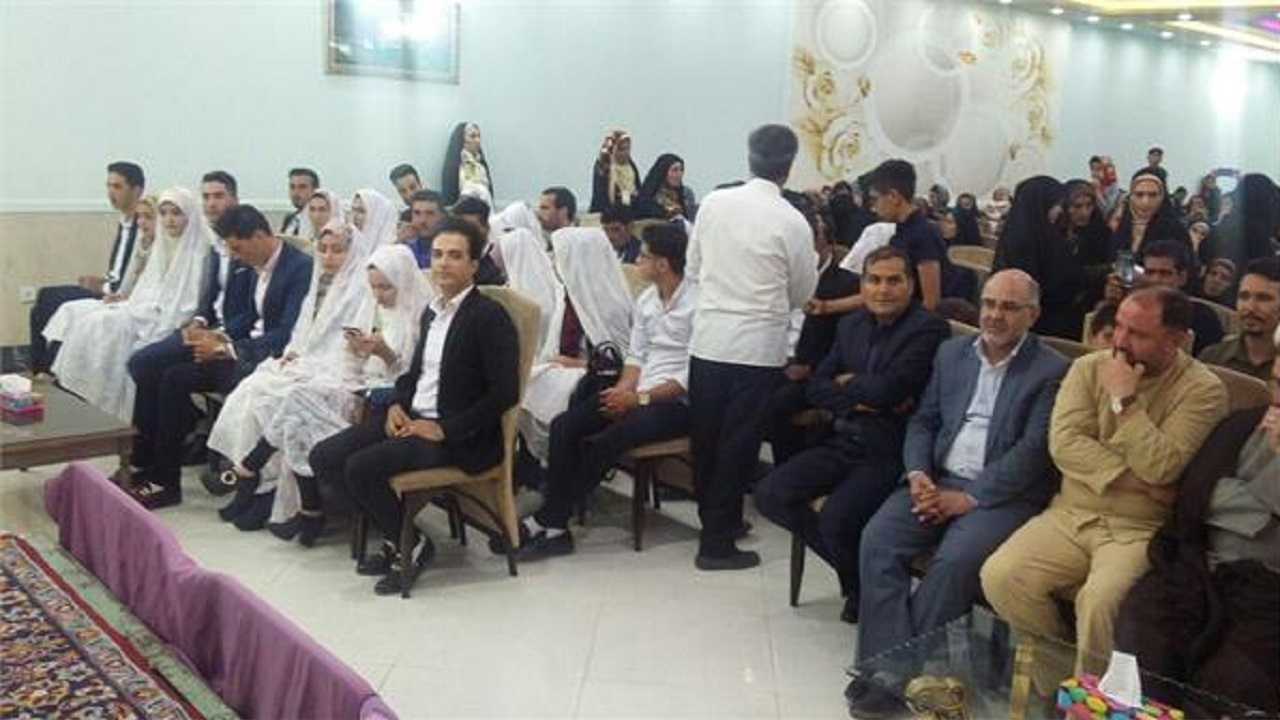 جشن ازدواج آسان ۱۱۵ زوج میلاجردی در شب میلاد امام حسن (ع)