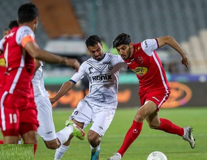 شکست ملوان برابر پرسپولیس