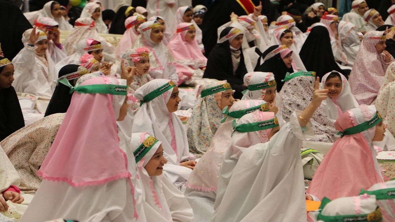 برگزاری جشن دختران روزه اولی در گرگان + فیلم و تصاویر