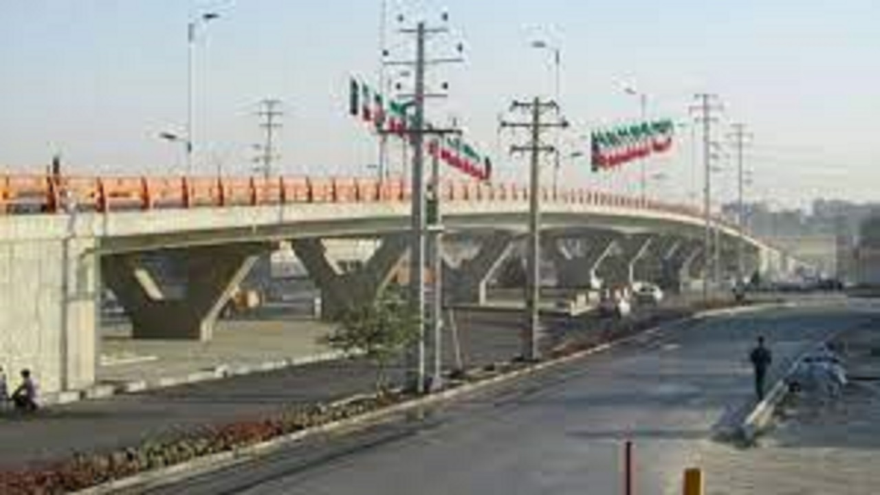 روگذر پل بهشت همدان مسدود شد
