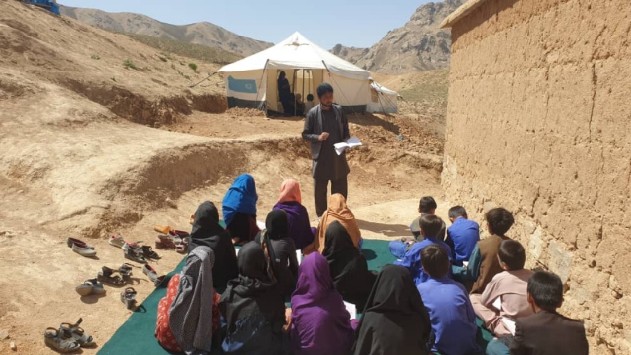 ساخت مدارس روستایی در ولایت سرپل