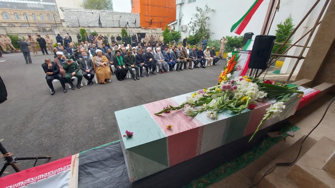 تشییع پیکر پاک شهید خوشنام در سلمانشهر