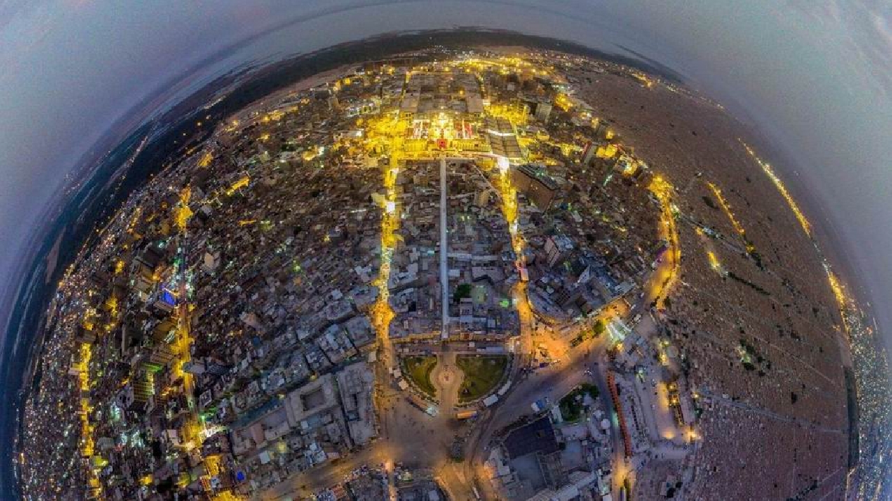 انتشار تصاویر ماهواره خیام از حرم امام علی (ع) برای اولین بار