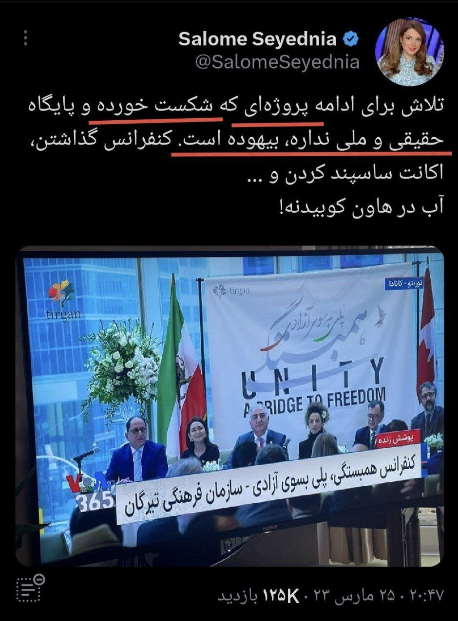 ادامه اختلافات شدید در سیرک براندازان/ همبستگی، رویای دست نیافتنی ضدانقلاب
