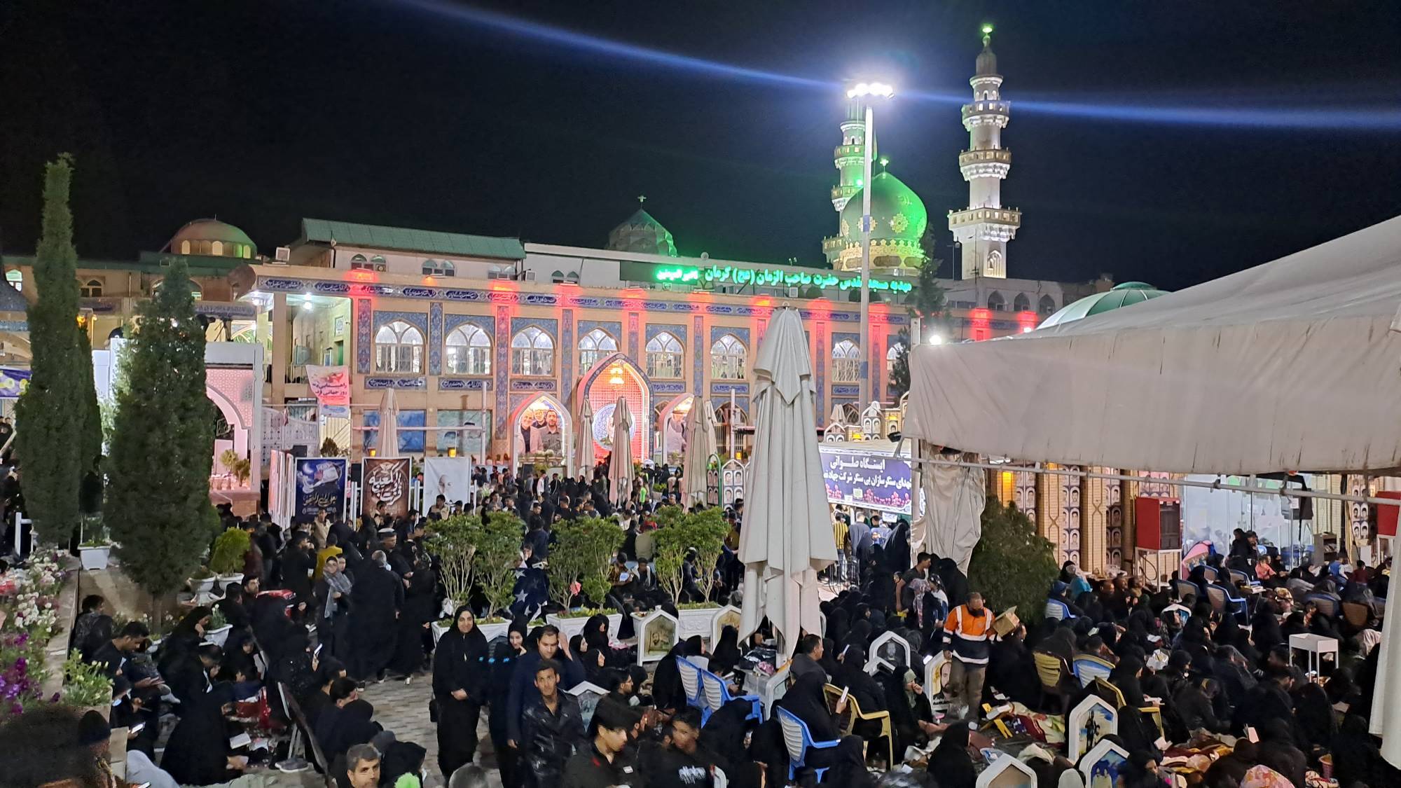 مراسم احیای شب بیست و یکم ماه رمضان در کرمان+ تصاویر