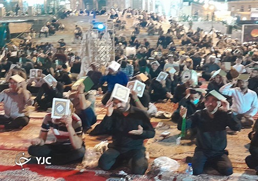 قرآن به سر دومین شب قدر امامزاده سیدمظفر(غ) بندرعباس
