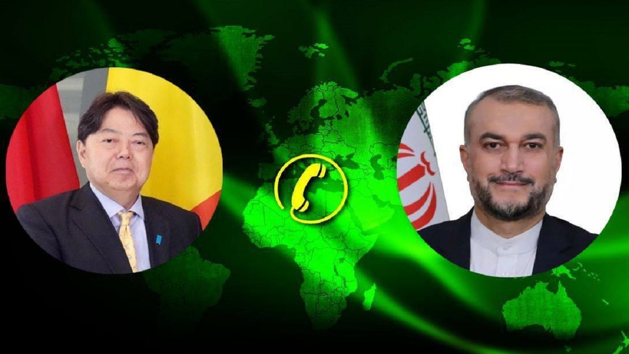 دعوت وزیر خارجه ژاپن از امیرعبداللهیان برای سفر به توکیو