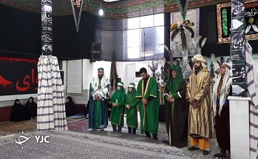 آیین تعزیه&zwnj;خوانی در روستای راهجرد قم برگزار شد+تصاویر