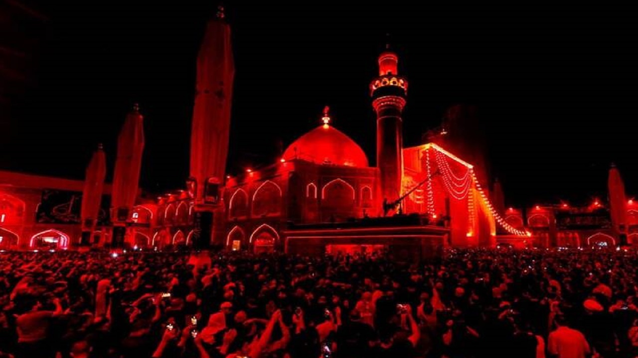 فراگیر شدن ماتم در حرم امیرالمومنین (ع) هنگام اذان صبح در روز ضربت