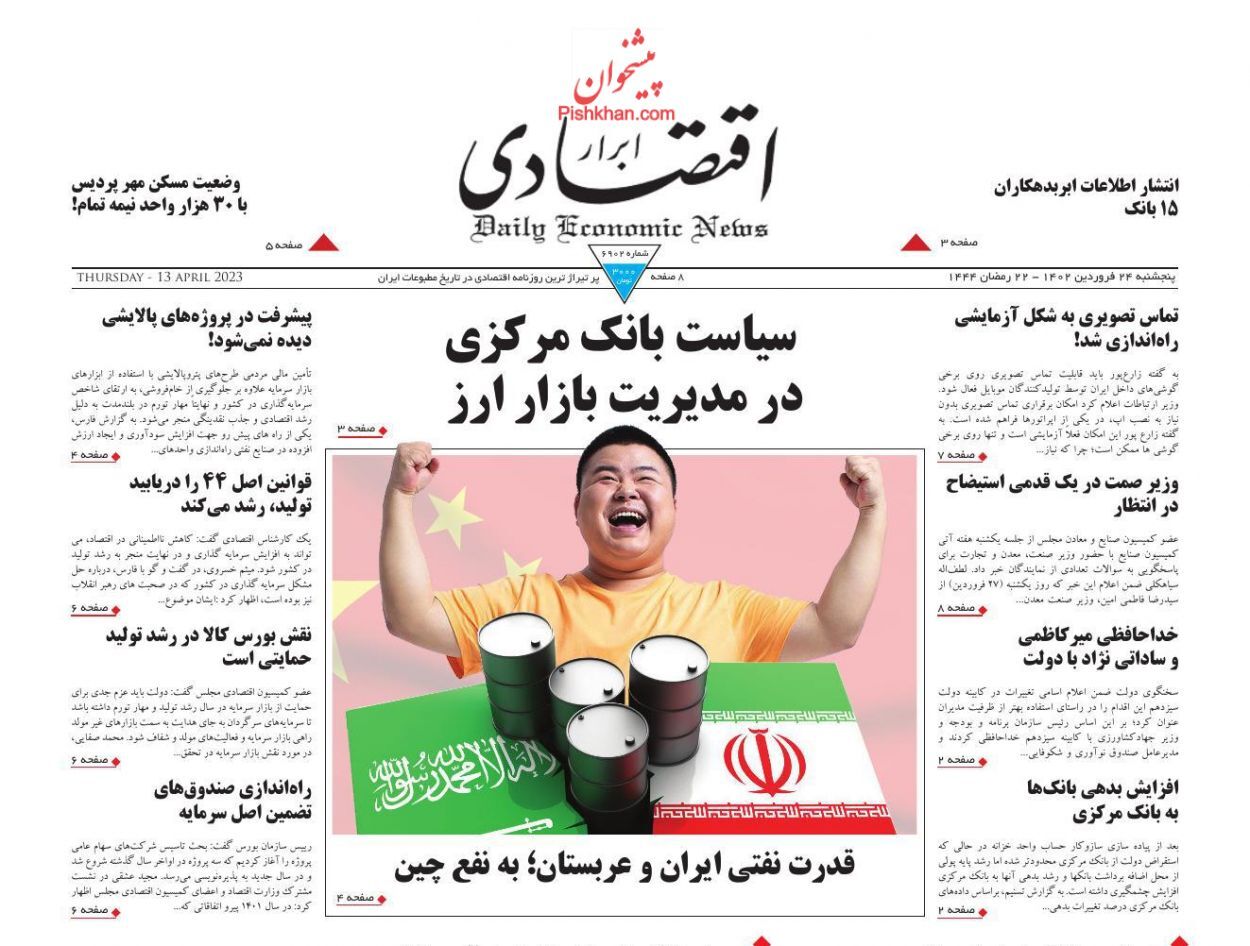 روزنامه ابرار اقتصادی