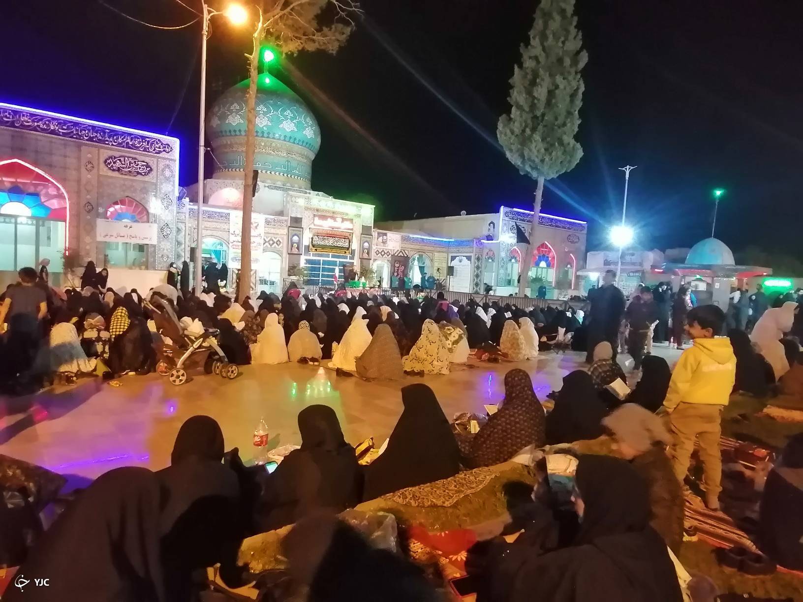 نجوای مردم دیار کریمان با معبود ازلی در شب ۲۳ ماه رمضان + فیلم و تصاویر