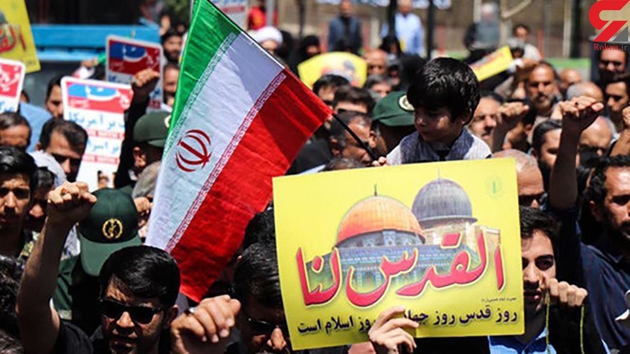حضور پرشور مردم در راهپیمایی روز قدس مشهد و شهرستان های خراسان رضوی+تصاویر و فیلم