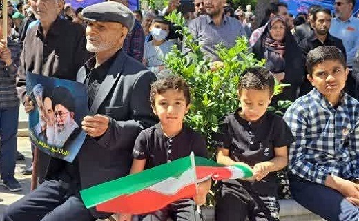 حضور دوباره مردم در میدان برای حمایت از قدس + تصاویر