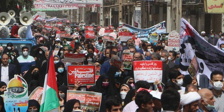راهپیمایی روز جهانی قدس در اهواز + تصاویر