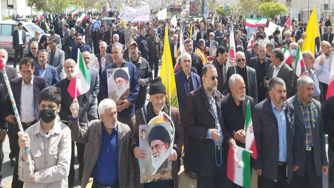 برگزاری راهپیمایی روز قدس در ایلام+تصاویر