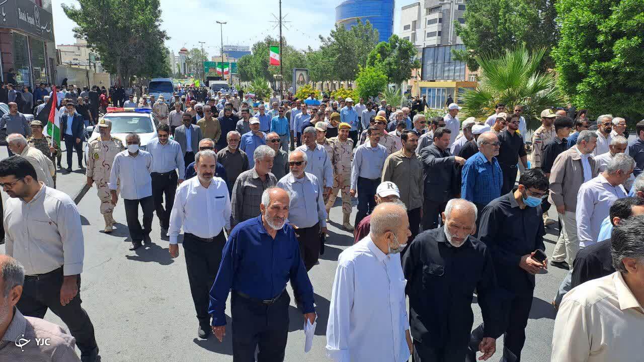 فریاد حمایت از قدس در بوشهر طنین&zwnj;انداز شد